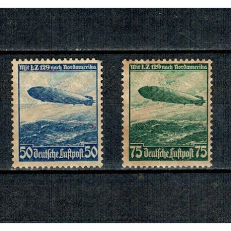Deutsches Reich 1936 - Dirijabile Hindenburg, serie neuzata Deutsches Reich 1936 - Dirijabile Hindenburg, serie neuzata
