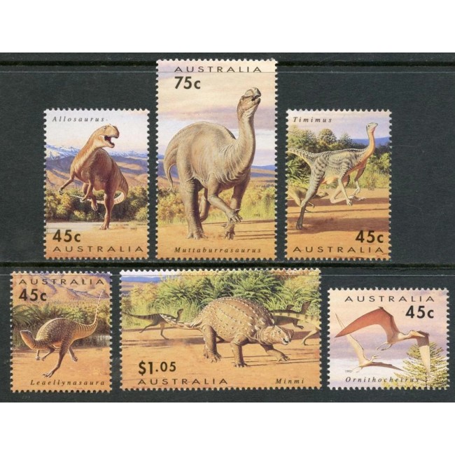 Canada 1993 - Fauna preistorica, serie neuzata Canada 1993 - Fauna preistorica, serie neuzata