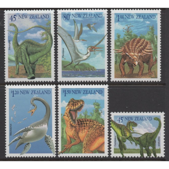 New Zealand 1993 - Fauna preistorica, serie neuzata New Zealand 1993 - Fauna preistorica, serie neuzata