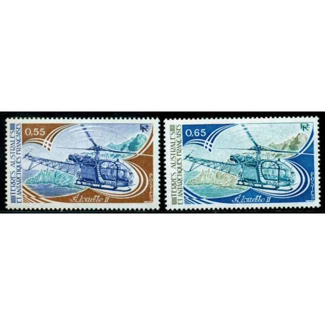French South and Antarctic Terr. 1981 - Elicoptere, serie neuzata