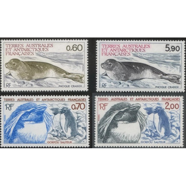 French South and Antarctic Terr. 1984 - Fauna, animale, serie neuzata French South and Antarctic Terr. 1984 - Fauna, animale, serie neuzata
