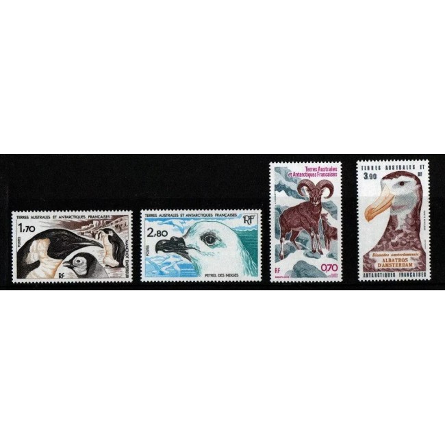 French South and Antarctic Terr. 1985 - Fauna, animale, serie neuzata French South and Antarctic Terr. 1985 - Fauna, animale, serie neuzata