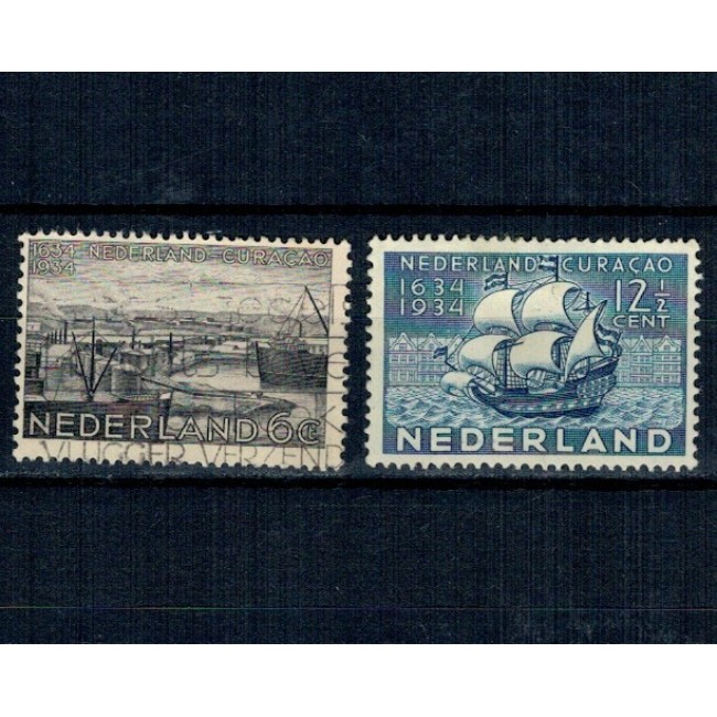 Olanda 1934 - Aniversare Curacao, vapoare, serie Olanda 1934 - Aniversare Curacao, vapoare, serie