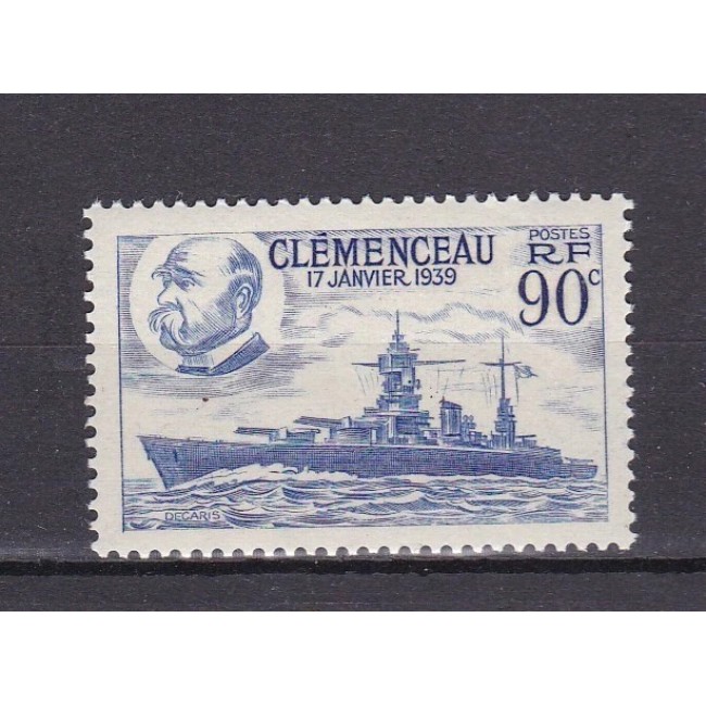 Franta 1939 - Battleship Clemenceau, neuzat