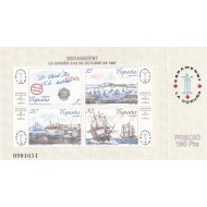 Spania 1987 - Expo Espamer, vapoare, bloc neuzat