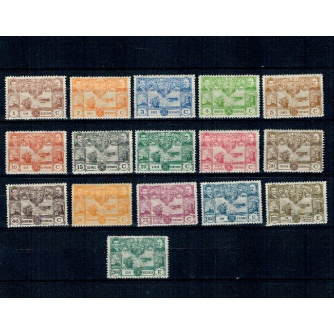 Portugalia 1923 - Aniversare primul zbor Lisabona-Brazilia, serie nestampilata cu sarniere