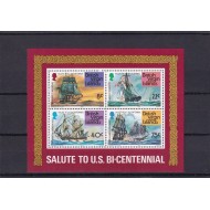 British Virgin Islands 1976 - Vapoare, bloc neuzat