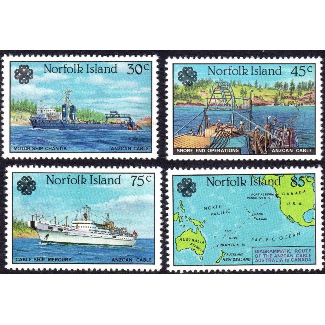 Norfolk Island 1983 - Vapoare, serie neuzata Norfolk Island 1983 - Vapoare, serie neuzata