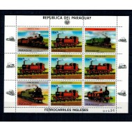 Paraguay 1984 - Locomotive, minicoala neuzata