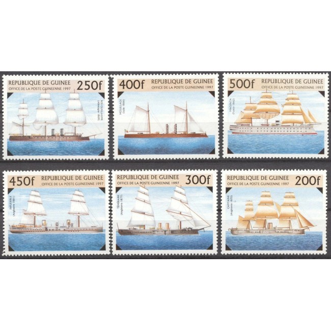 Guinea 1997 - Vapoare, serie neuzata Guinea 1997 - Vapoare, serie neuzata