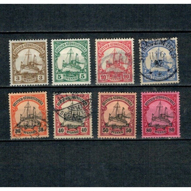 Deutsch-Sudwestafrika 1900-1919 - Mic lot timbre stampilate si nestampilate