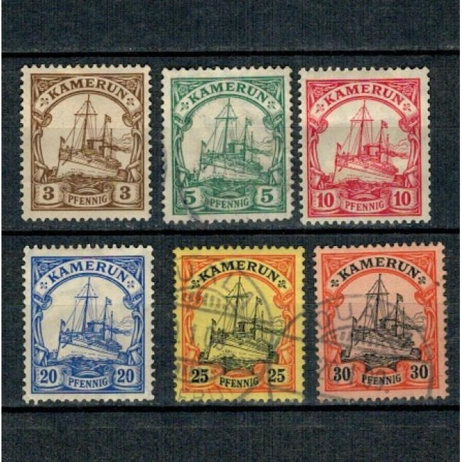 Camerun, colonie germana 1900-1919 - Mic lot timbre stampilate si nestampilate