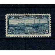 Argentina 1902 - Portul Rosario de Santa Fe, nestampilata, cu sarniera