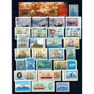 Argentina - Lot timbre neuzate, tematica vapoare