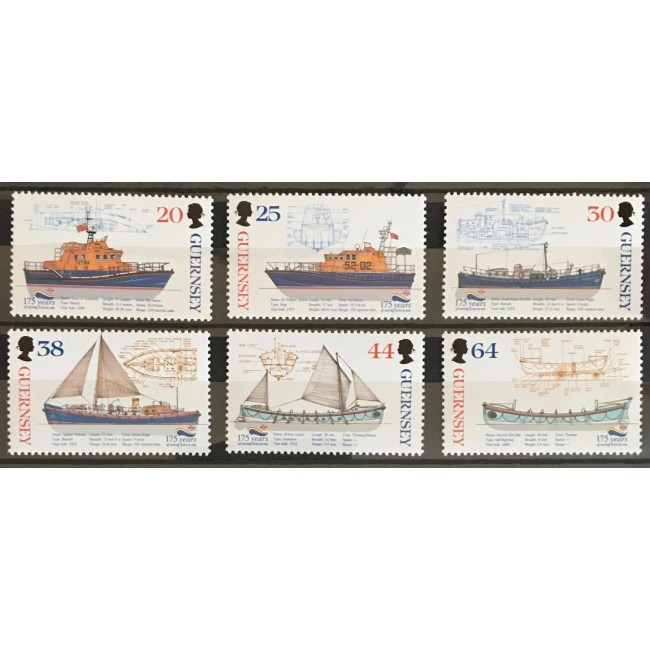 Guernsey 1999 - Vapoare, barci, serie neuzata Guernsey 1999 - Vapoare, barci, serie neuzata