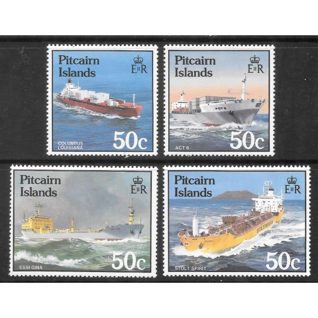 Pitcairn Islands 1985 - Vapoare, serie neuzata Pitcairn Islands 1985 - Vapoare, serie neuzata