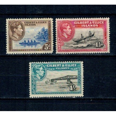 Gilbert & Ellice Islands 1939/1955 - Uzuale, George VI, nestampilate Gilbert & Ellice Islands 1939/1955 - Uzuale, George VI, nestampilate