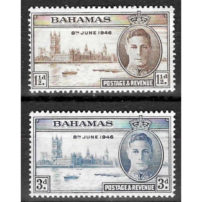 Bahamas 1946 - Victoria, serie neuzata Bahamas 1946 - Victoria, serie neuzata