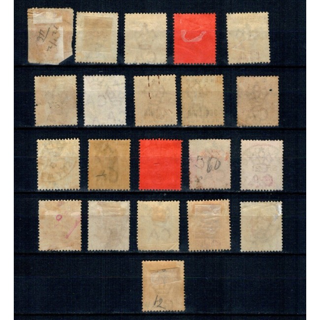 British Guiana 1860-1910 - Uzuale, lot stampilat British Guiana 1860-1910 - Uzuale, lot stampilat