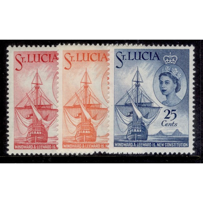 St. Lucia 1960 - Noua Constitutie, serie neuzata