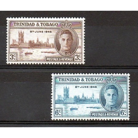 Trinidad Tobago 1946 - Victoria, serie neuzata Trinidad Tobago 1946 - Victoria, serie neuzata