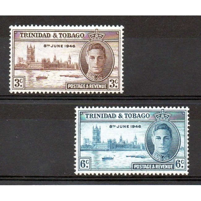 Trinidad Tobago 1946 - Victoria, serie neuzata Trinidad Tobago 1946 - Victoria, serie neuzata