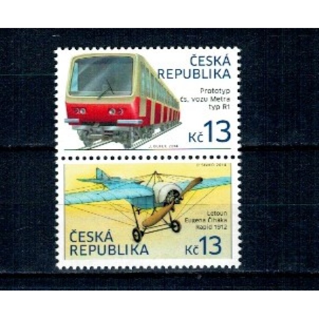 Cehia 2014 - Vehicule, transport, serie neuzata