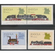 Angola 1990 - Locomotive, serie neuzata