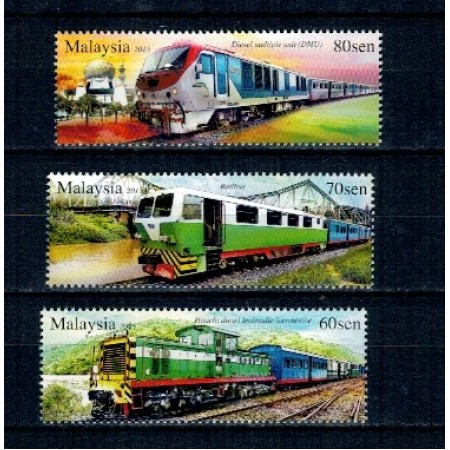 Malaysia 2015 - Trenuri, cai ferate, serie neuzata