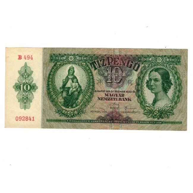 Ungaria 1936 - 10 pengo