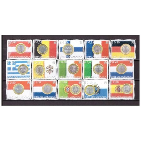 Vatican 2004 - Monedele euro, serie neuzata Vatican 2004 - Monedele euro, serie neuzata