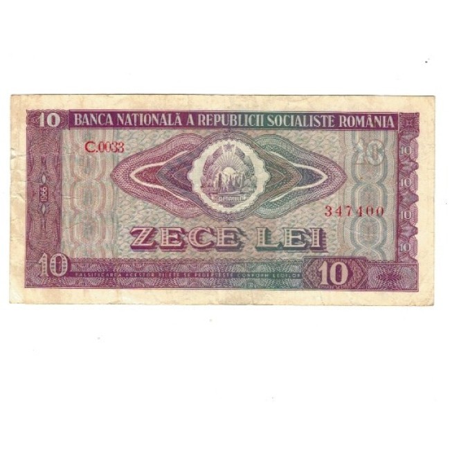 Romania 1966 - 10 lei, circulata