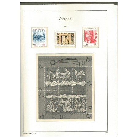 Vatican - Album cu file pretiparite pentru colectie 1987-2006, cu 200 timbre neuzate si cateva colite Vatican - Album cu file pretiparite pentru colectie 1987-2006, cu 200 timbre neuzate si cateva colite