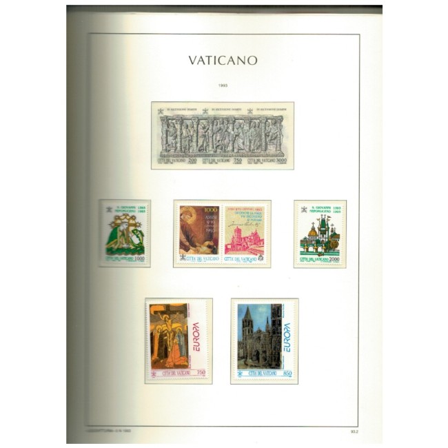 Vatican - Album cu file pretiparite pentru colectie 1987-2006, cu 200 timbre neuzate si cateva colite Vatican - Album cu file pretiparite pentru colectie 1987-2006, cu 200 timbre neuzate si cateva colite