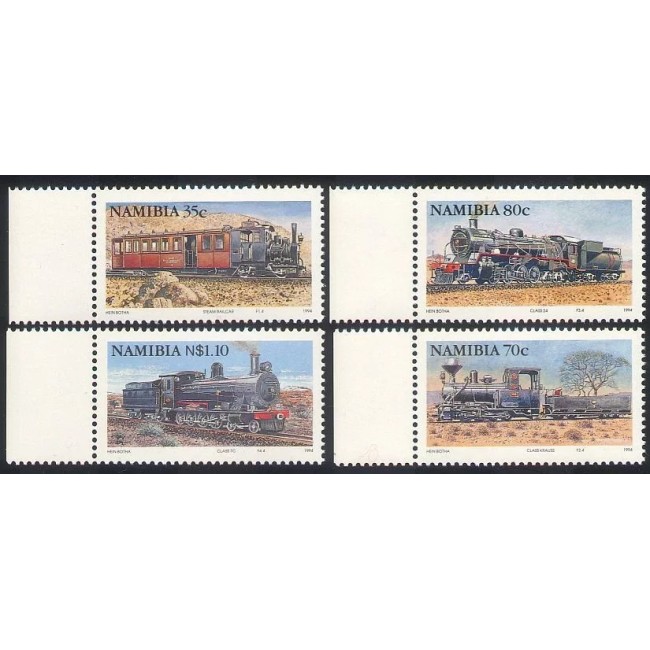 Namibia 1995 - Locomotive, serie neuzata Namibia 1995 - Locomotive, serie neuzata