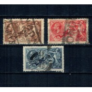 Marea Britanie 1934 - Uzuale George V, Britannia, serie stampilata