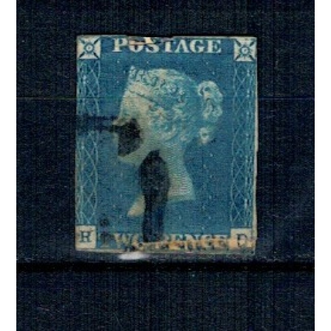Marea Britanie 1840 - 2penny blue, stampilat, cal.II