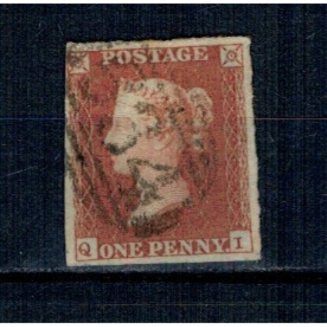 Marea Britanie 1841 - Mi.No.3 stampilat Marea Britanie 1841 - Mi.No.3 stampilat