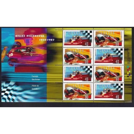 Canada 1997 - Giles Villeneuve, Formula 1, personalități, mașini, minicoala neuzata Canada 1997 - Giles Villeneuve, Formula 1, personalități, mașini, minicoala neuzata