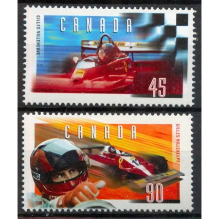 Canada 1997 - Giles Villeneuve, Formula 1, personalități, mașini, serie neuzata Canada 1997 - Giles Villeneuve, Formula 1, personalități, mașini, serie neuzata