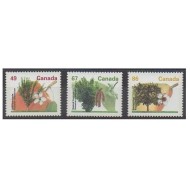 Canada 1992 - Copaci, flora, uzuale, serie neuzata