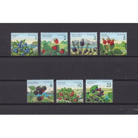 Canada 1992 - Fructe, serie neuzata
