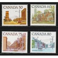 Canada 1977/1982 - Uzuale, străzi, serie neuzata