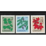 Canada 1977 - Uzuale, copaci, serie neuzata