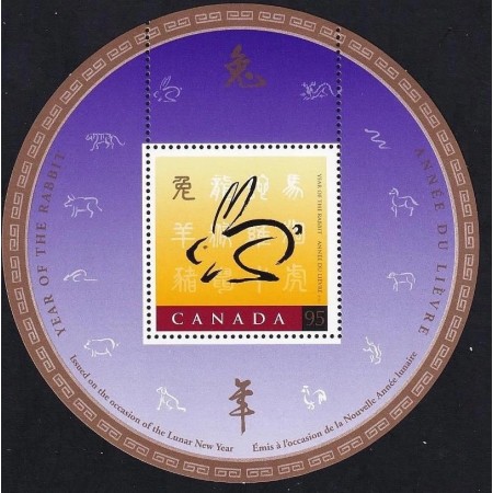Canada 1999 - Anul iepurelui, colita neuzata Canada 1999 - Anul iepurelui, colita neuzata