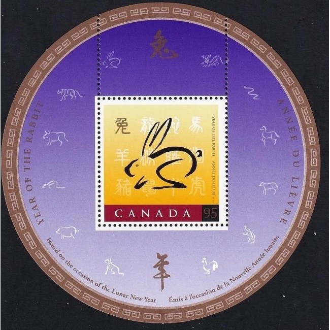 Canada 1999 - Anul iepurelui, colita neuzata Canada 1999 - Anul iepurelui, colita neuzata