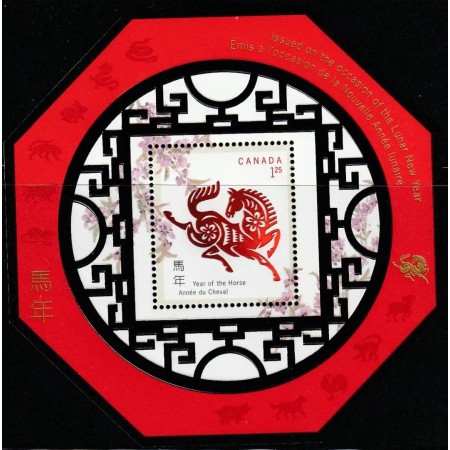 Canada 2002 - Anul calului, colita neuzata Canada 2002 - Anul calului, colita neuzata