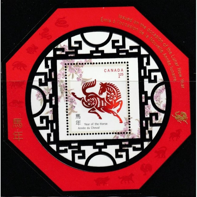 Canada 2002 - Anul calului, colita neuzata