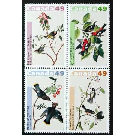 Canada 2004 - Păsări, Audubon, serie neuzata Canada 2004 - Păsări, Audubon, serie neuzata