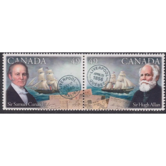 Canada 2004 - Vapoare, serie timbre autocolant neuzate Canada 2004 - Vapoare, serie timbre autocolant neuzate
